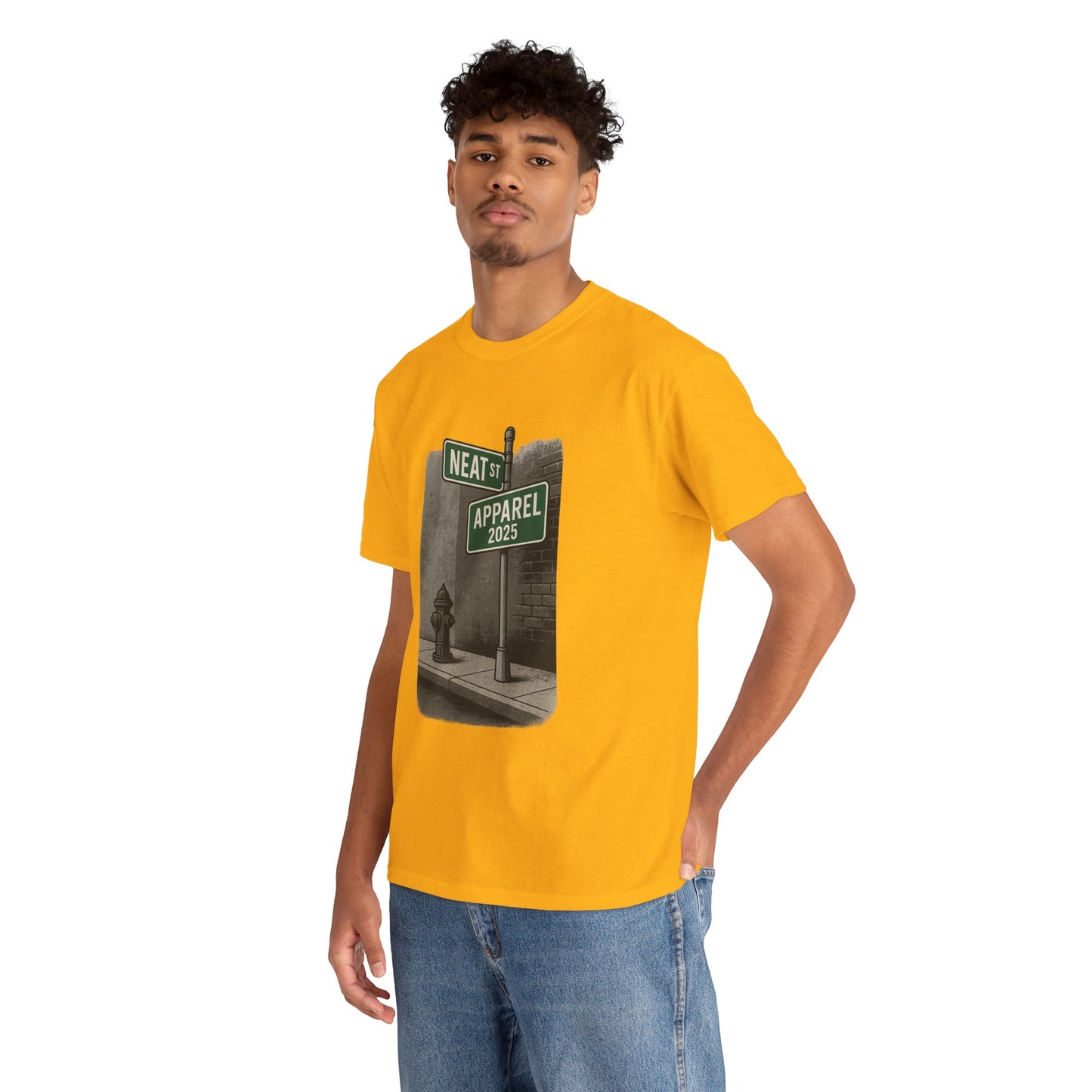 Vintage Neat Street Unisex Heavy Cotton Tee