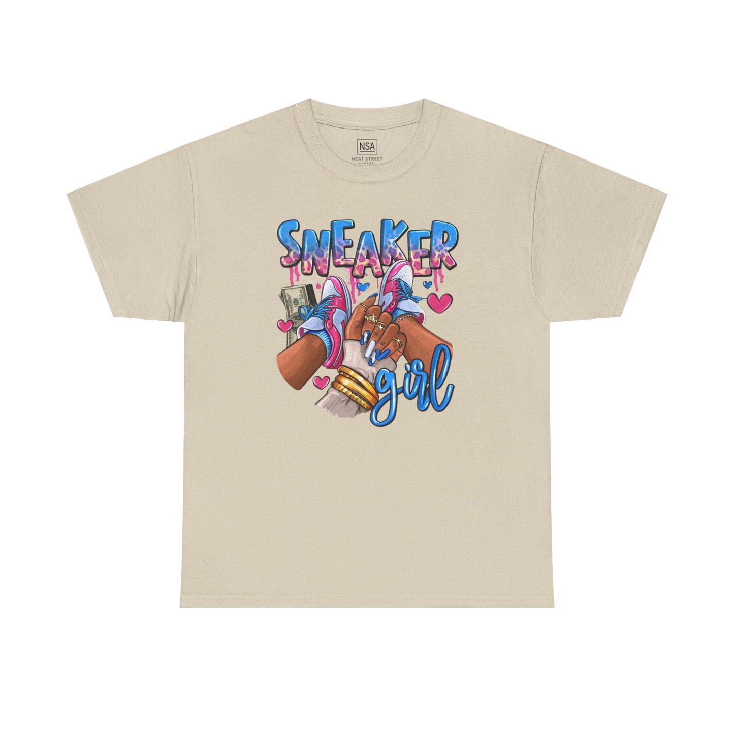 Sneaker Girl Unisex Heavy Cotton Tee