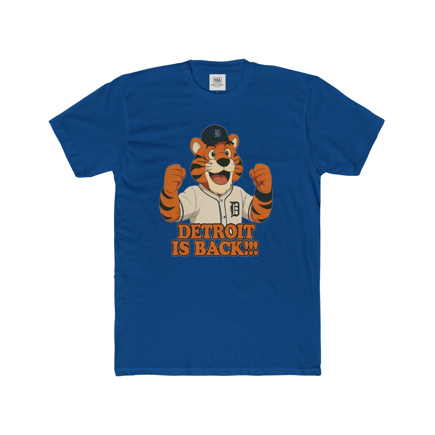 Detroit Is Back!!! Unisex Cotton Crew Tee - Perfect for Sports Fans
