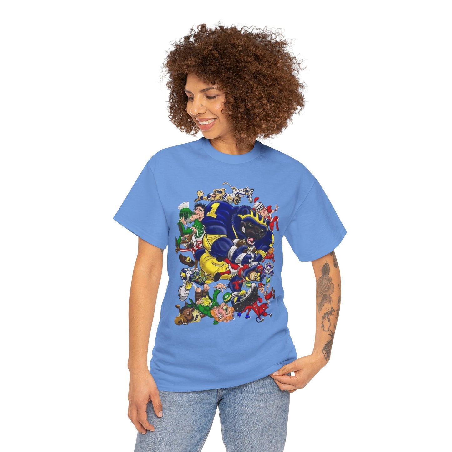 Wolverines Unisex Heavy Cotton Tee