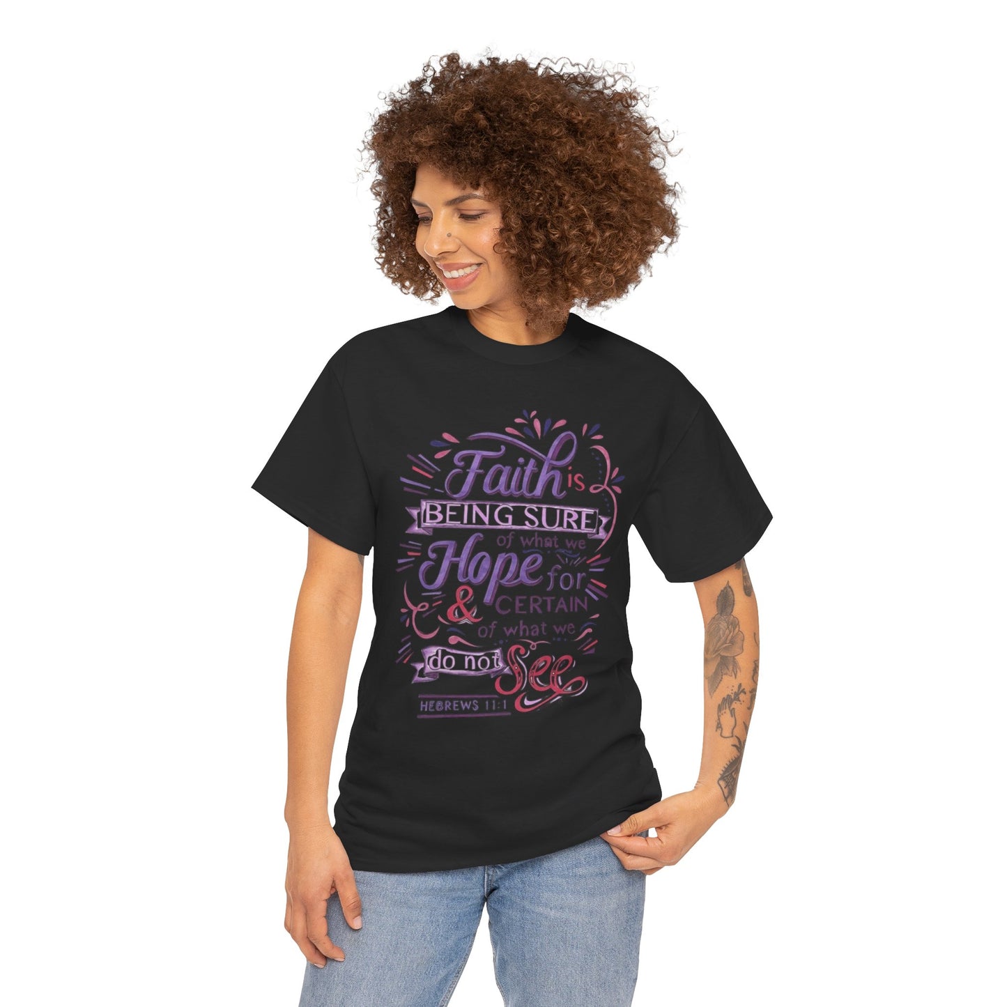 Inspirational Faith & Hope Unisex Cotton T-shirt