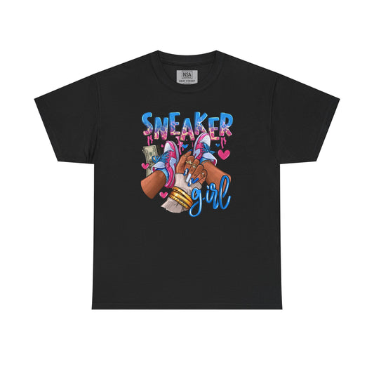 Sneaker Girl Unisex Heavy Cotton Tee