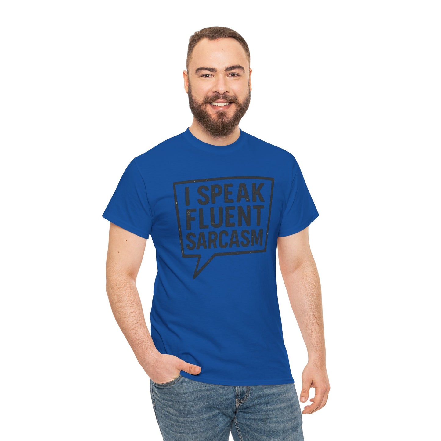 Fluent Sarcasm Humor Tee Unisex Cotton T-Shirt