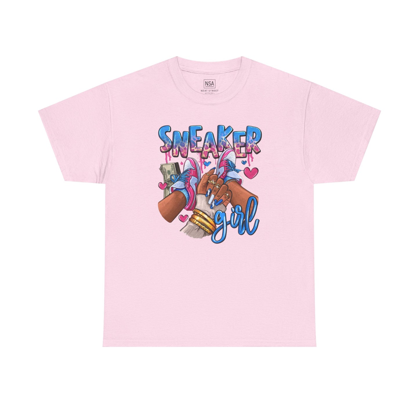 Sneaker Girl Unisex Heavy Cotton Tee