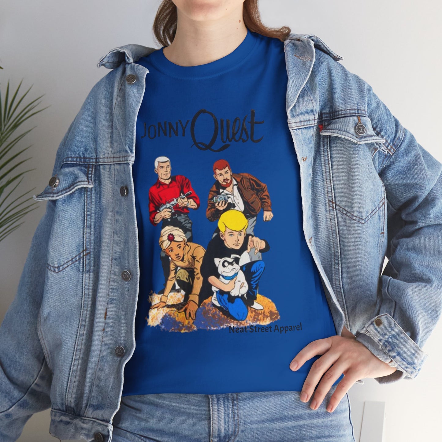 Jonny Quest Cartoon Unisex Heavy Cotton Tee