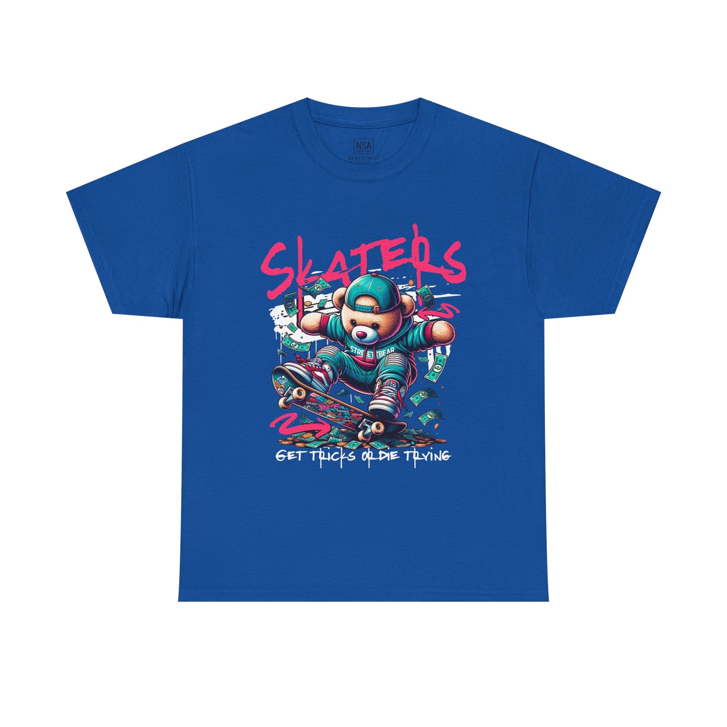 Skater Bear T-Shirt Cool Graphic Tee