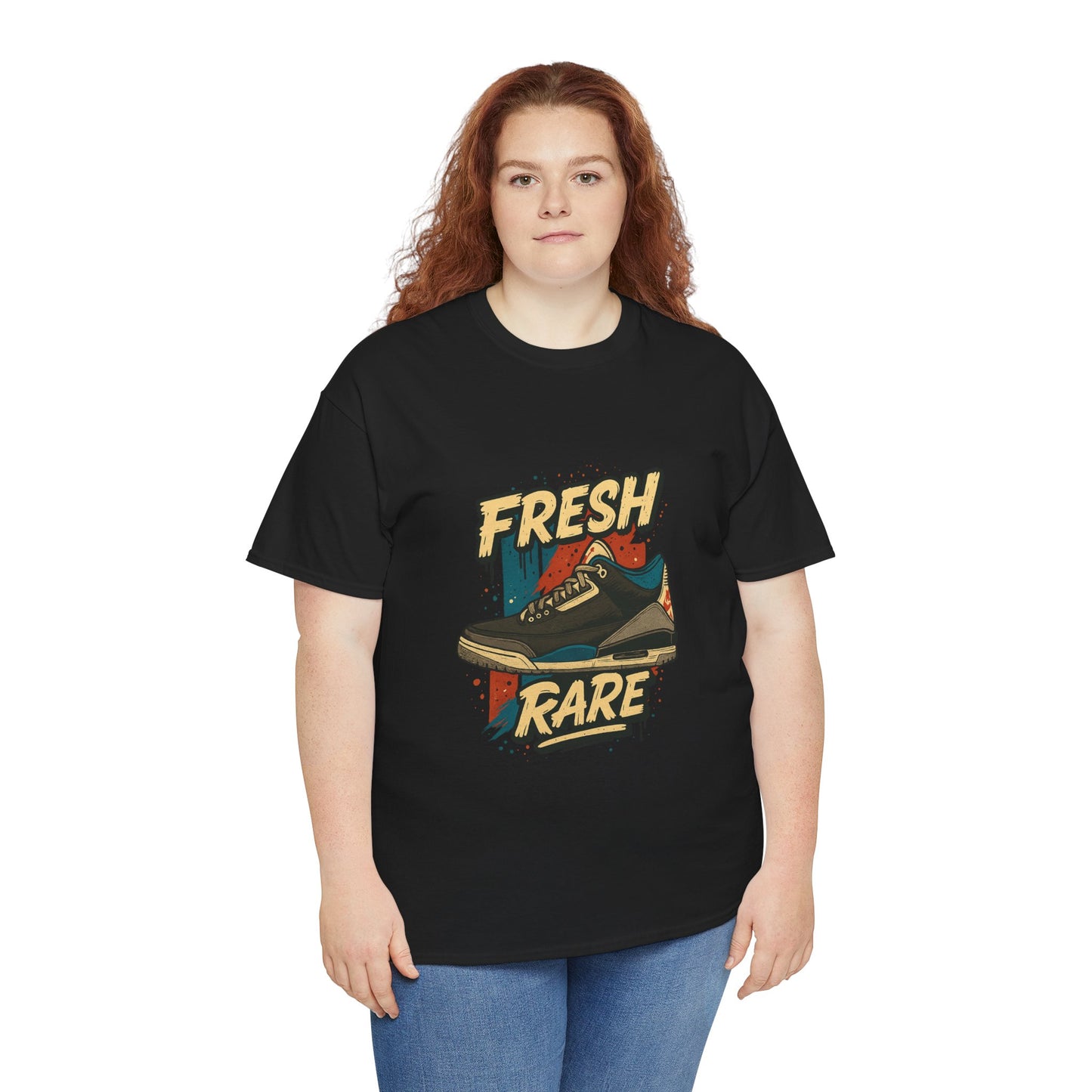 Streetwear Graphic Tee - 'Fresh-Rare' Unisex Heavy Cotton T-Shirt for Rare Air Jordan 3 release
