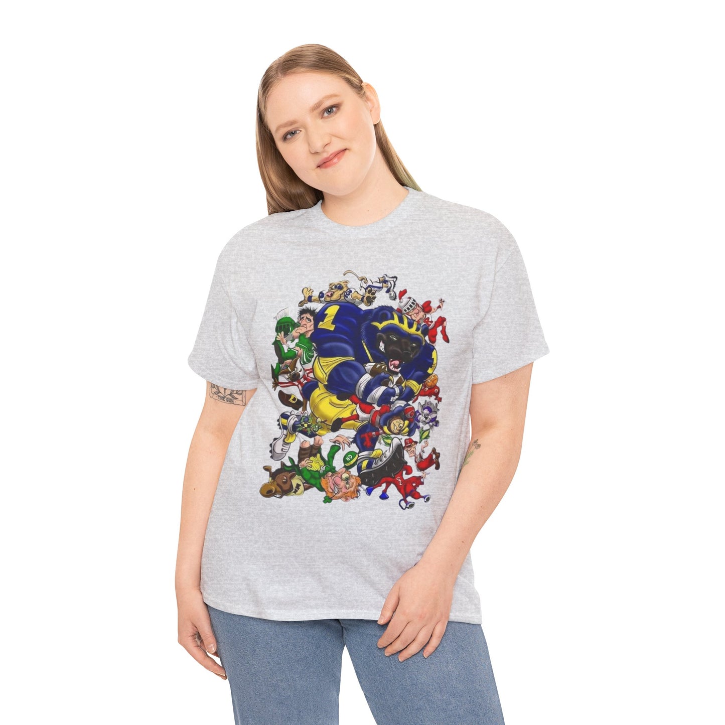 Wolverines Unisex Heavy Cotton Tee