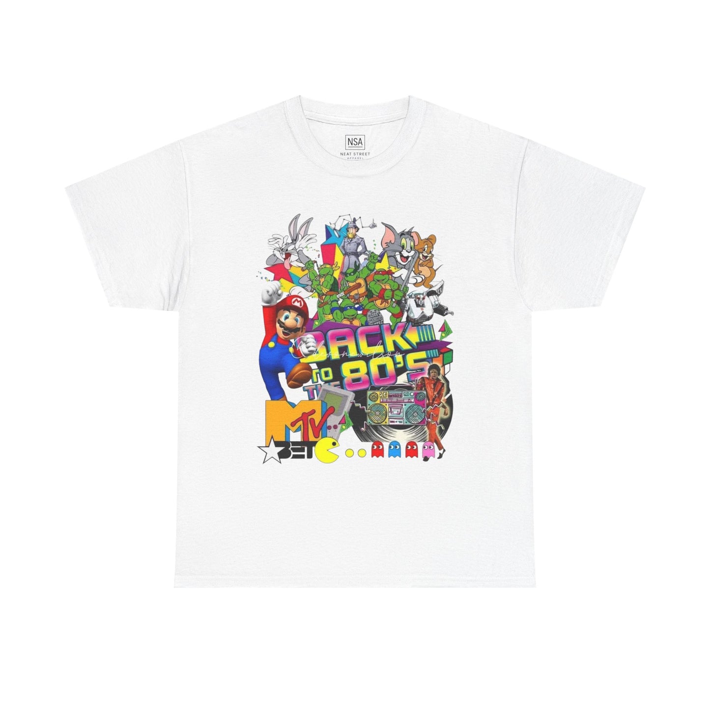 Retro 80s Unisex Heavy Cotton Tee