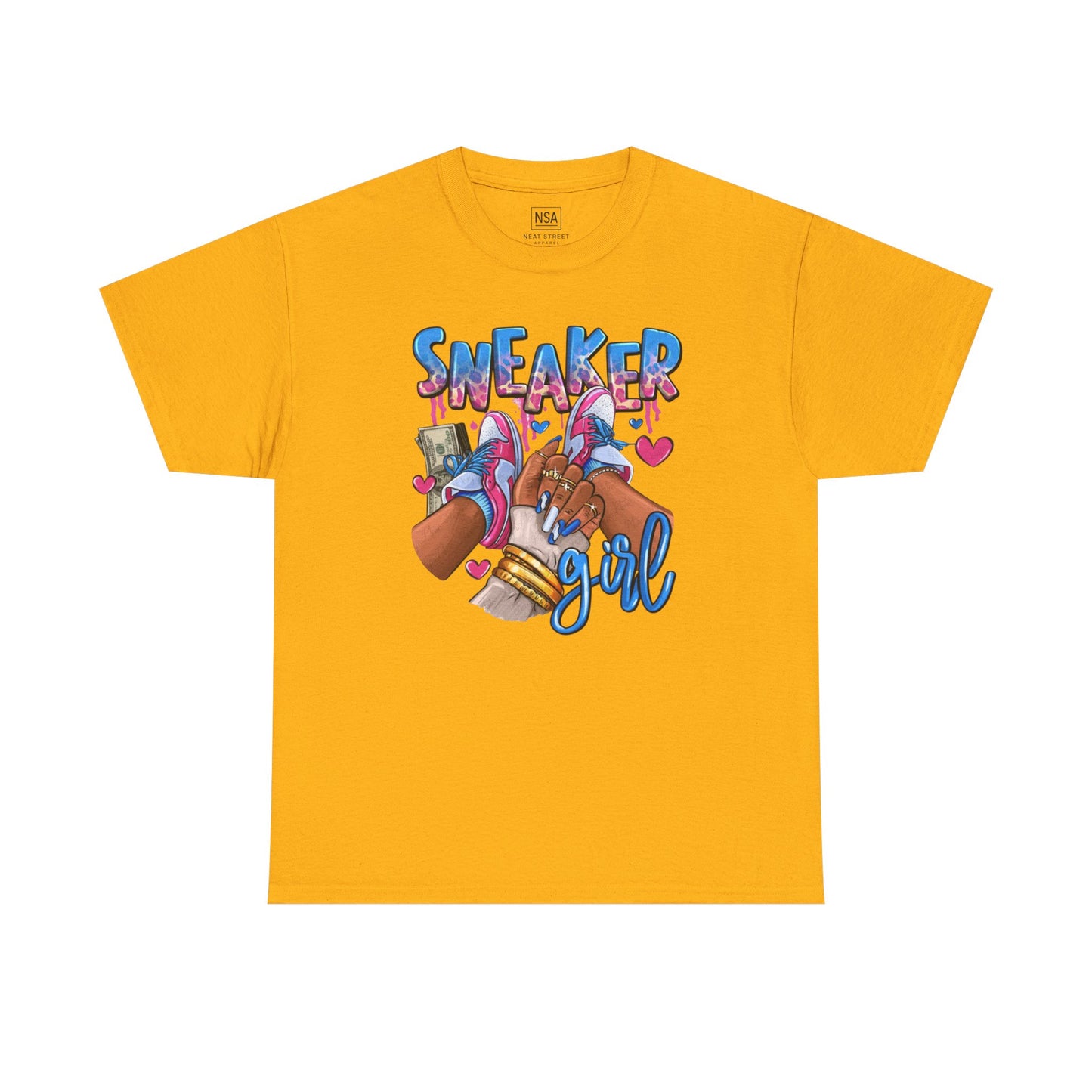 Sneaker Girl Unisex Heavy Cotton Tee