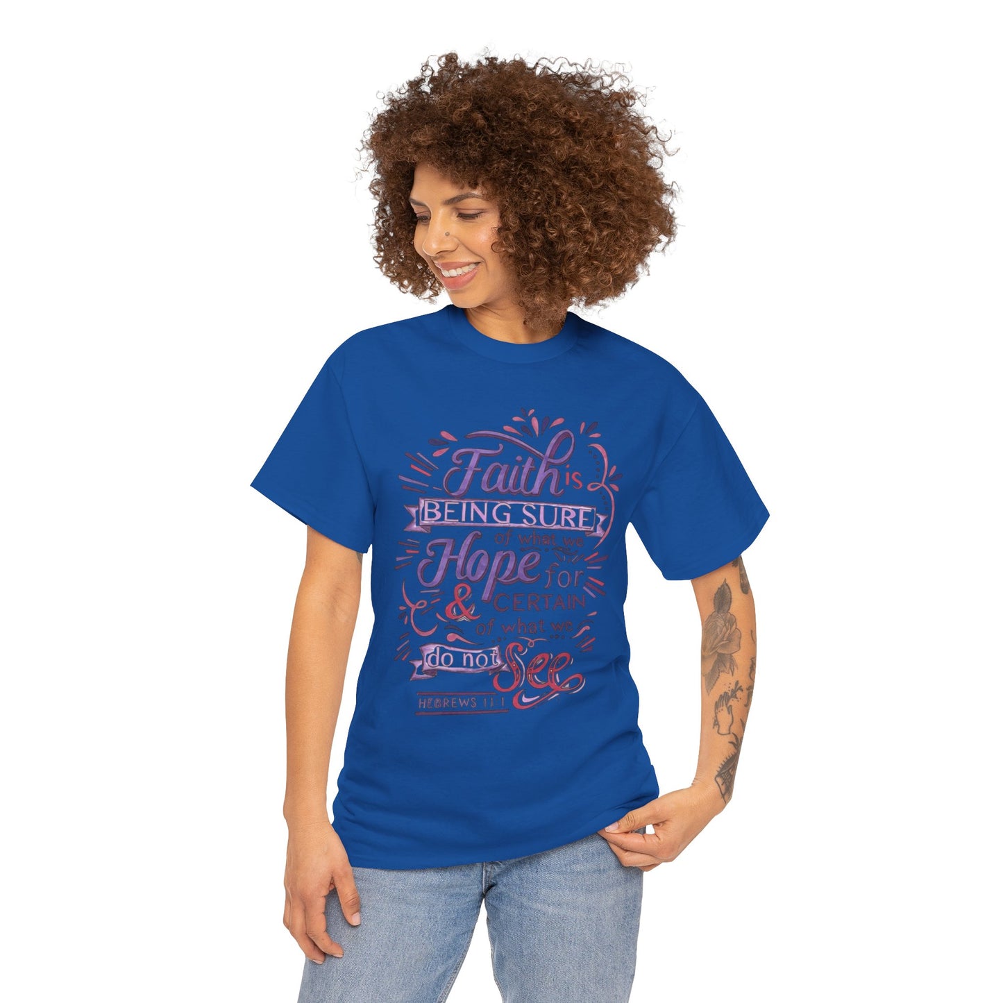 Inspirational Faith & Hope Unisex Cotton T-shirt