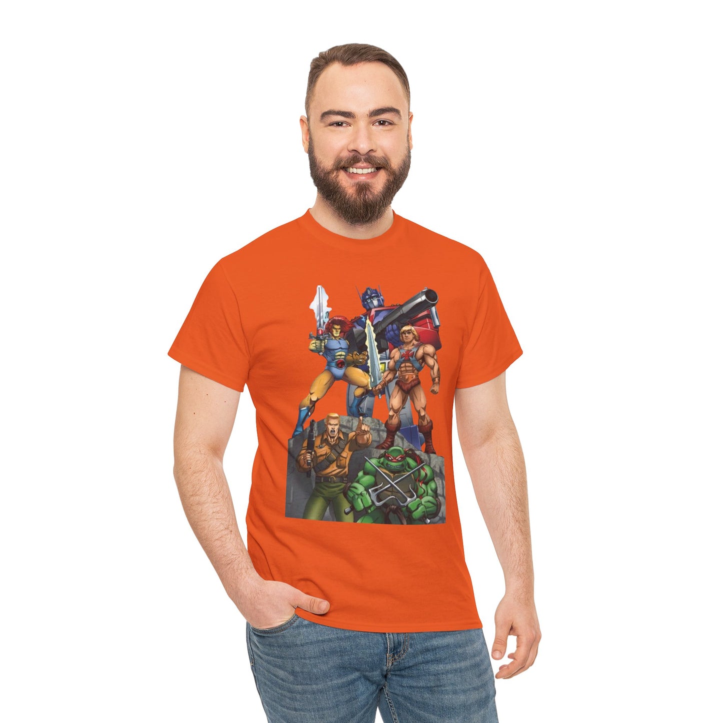 Retro 80s Action Heroes Unisex Tee