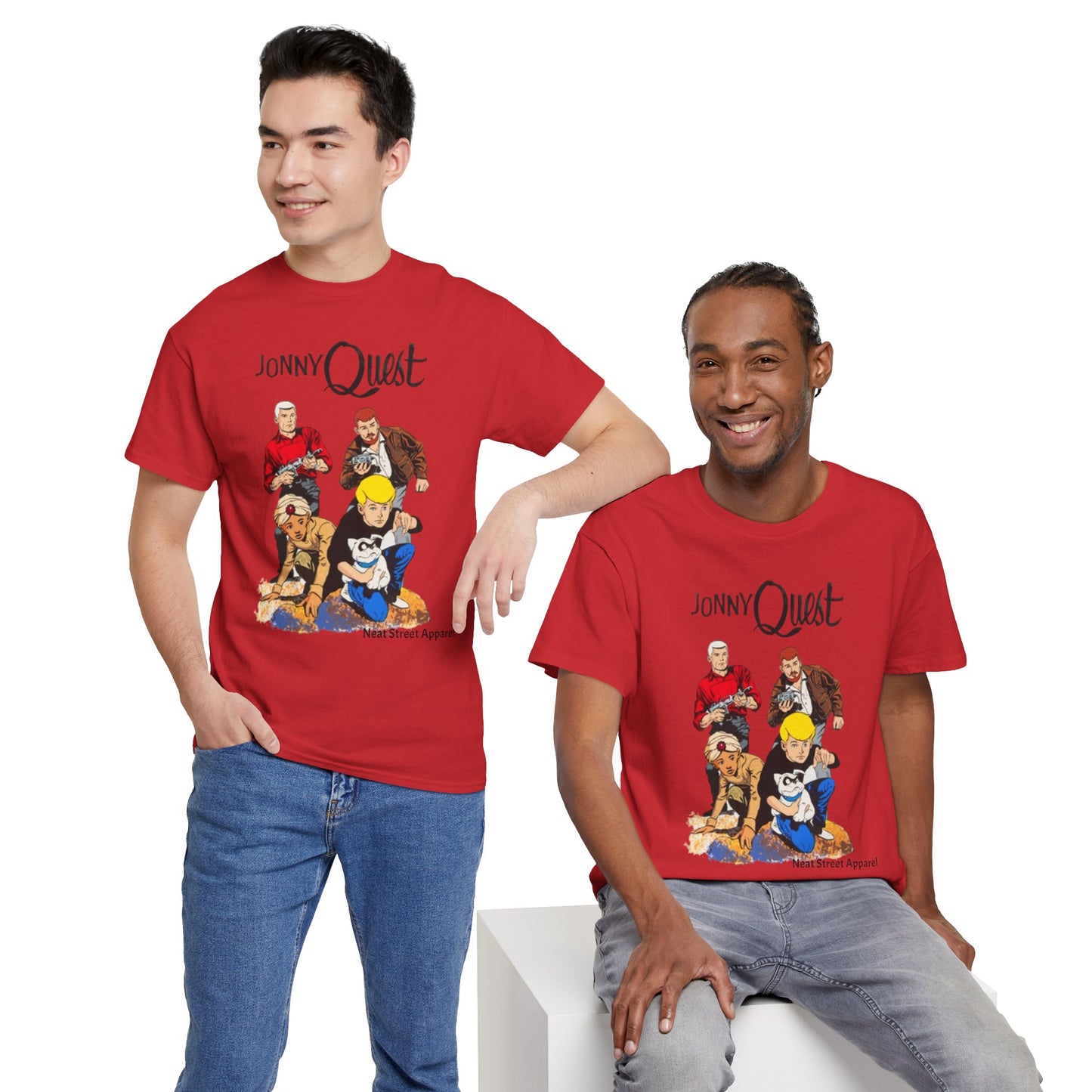 Jonny Quest Cartoon Unisex Heavy Cotton Tee