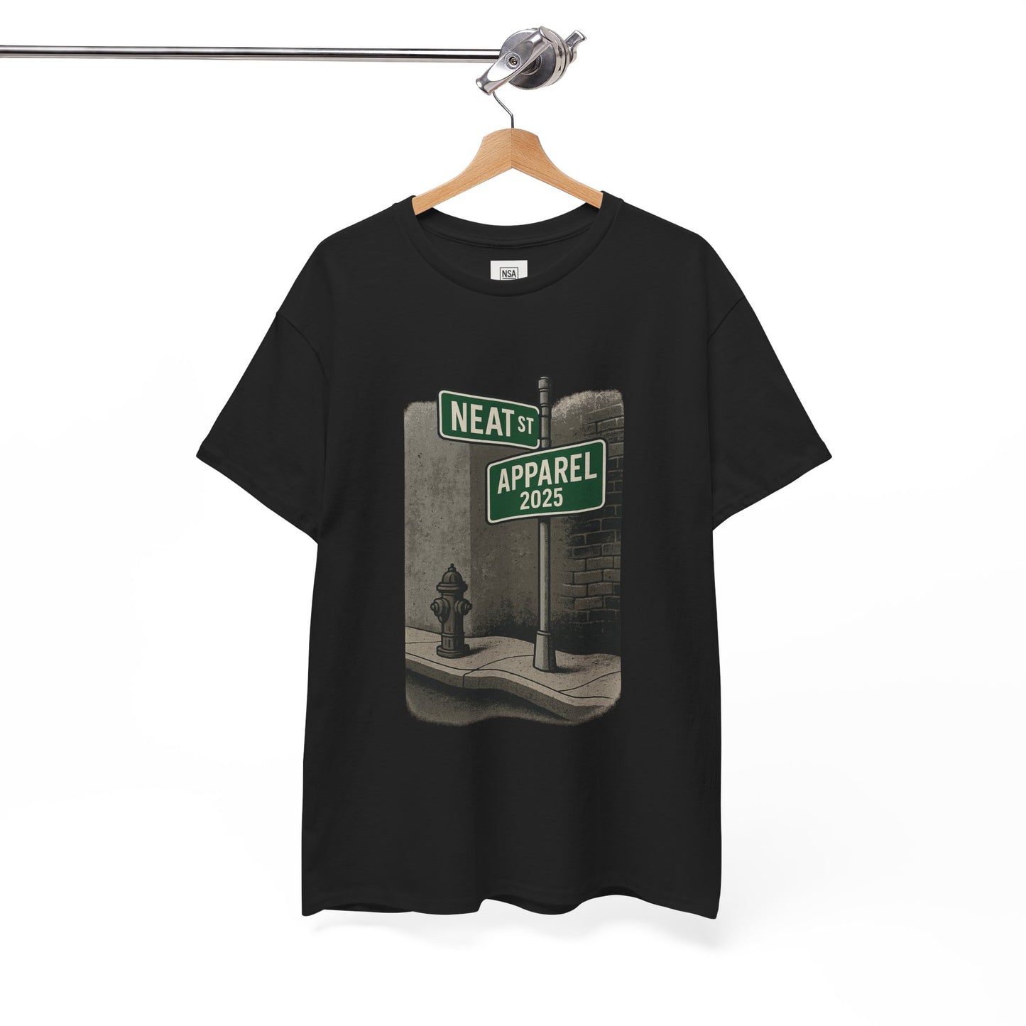 Vintage Neat Street Unisex Heavy Cotton Tee