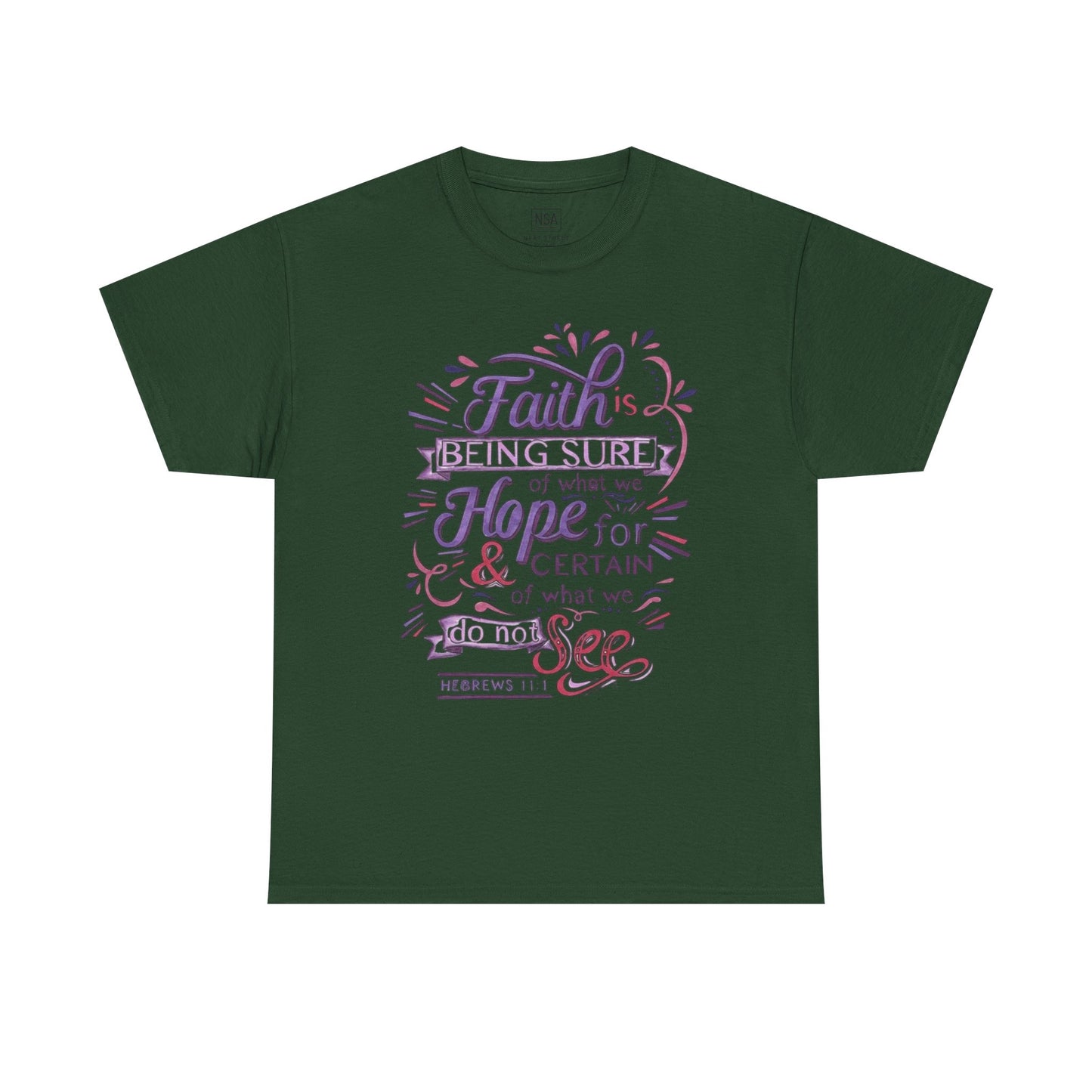 Inspirational Faith & Hope Unisex Cotton T-shirt
