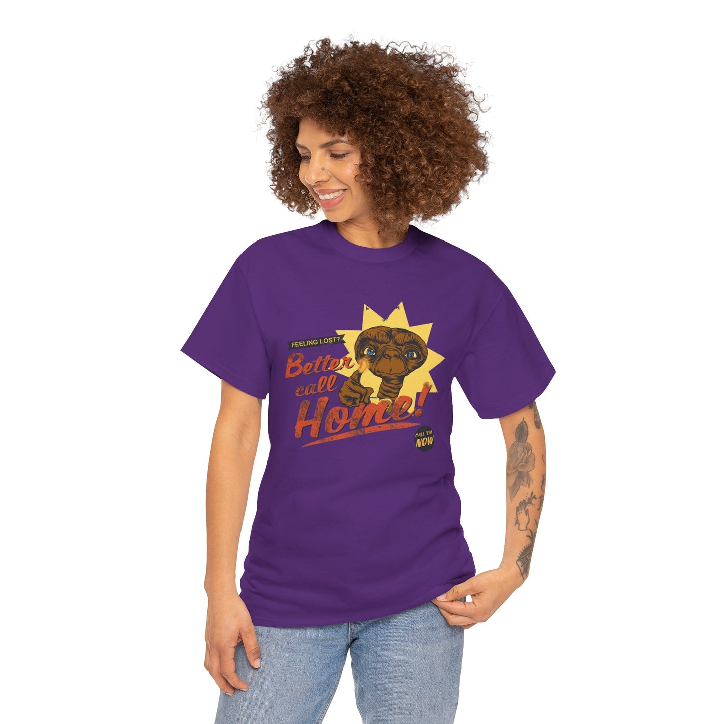 Better Call Home! Unisex Heavy Cotton Tee