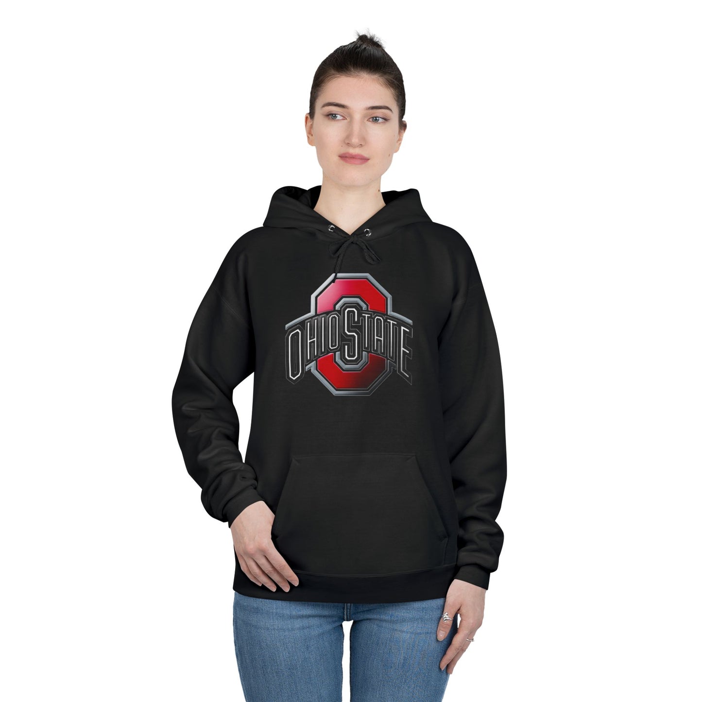 Buckeyes Unisex EcoSmart Pullover Hoodie, Sports Fan Gift, College Hoodie