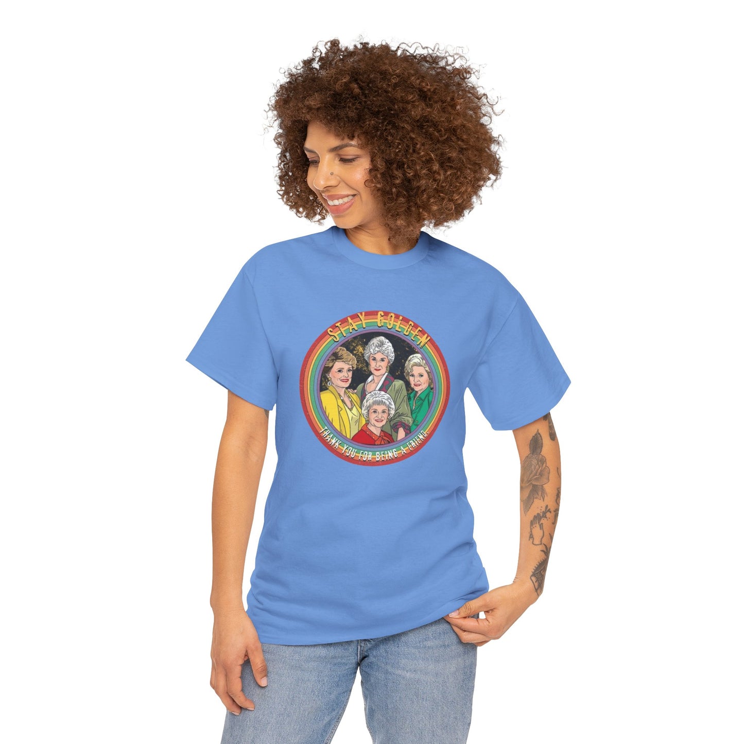 Retro Golden Girls Unisex Heavy Cotton Tee