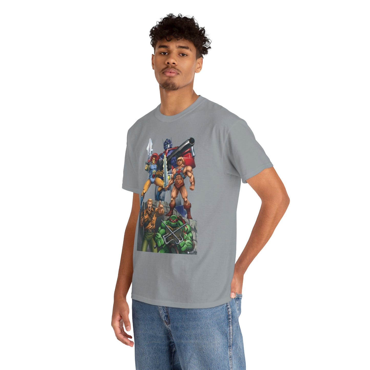 Retro 80s Action Heroes Unisex Tee