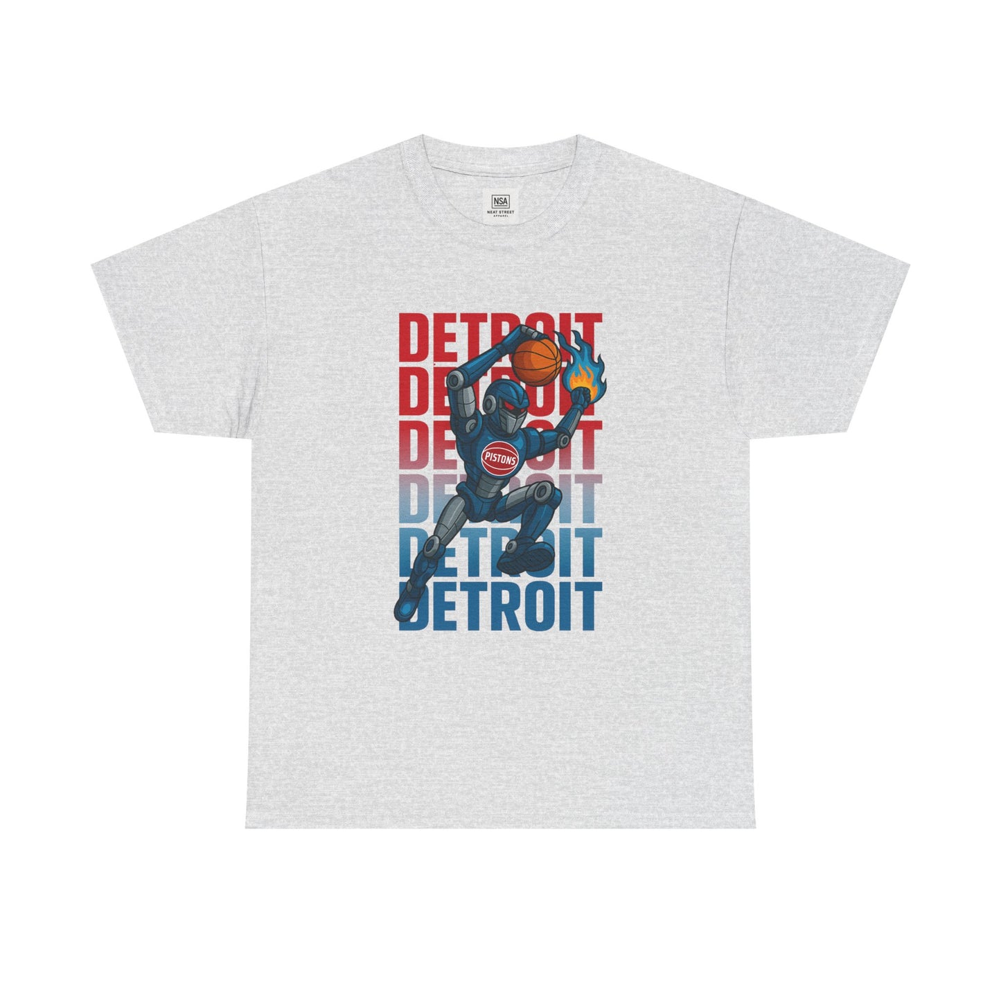 Detroit Basketball Neat Street Graphic Tee