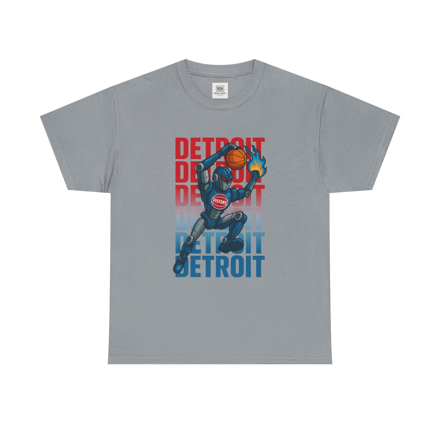 Detroit Basketball Neat Street Graphic Tee