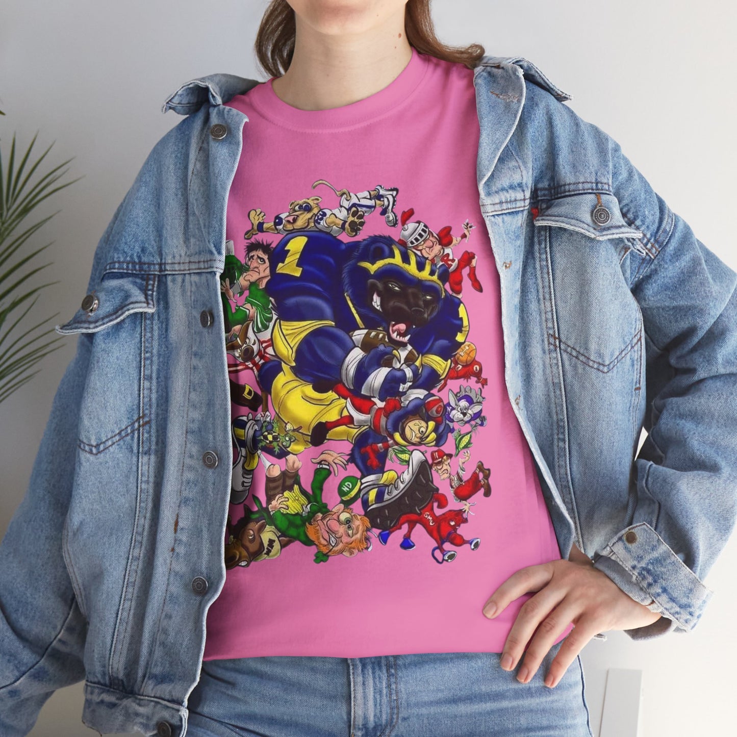 Wolverines Unisex Heavy Cotton Tee