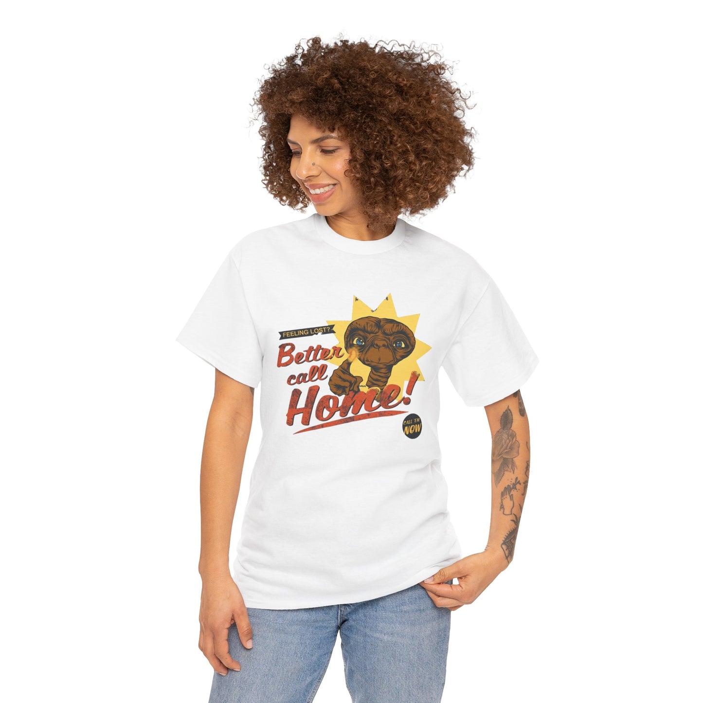Better Call Home! Unisex Heavy Cotton Tee