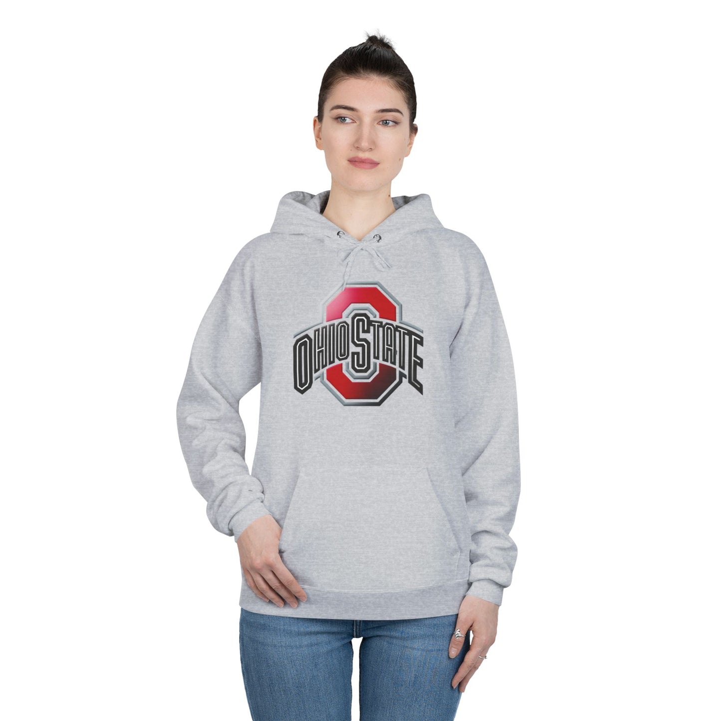 Buckeyes Unisex EcoSmart Pullover Hoodie, Sports Fan Gift, College Hoodie