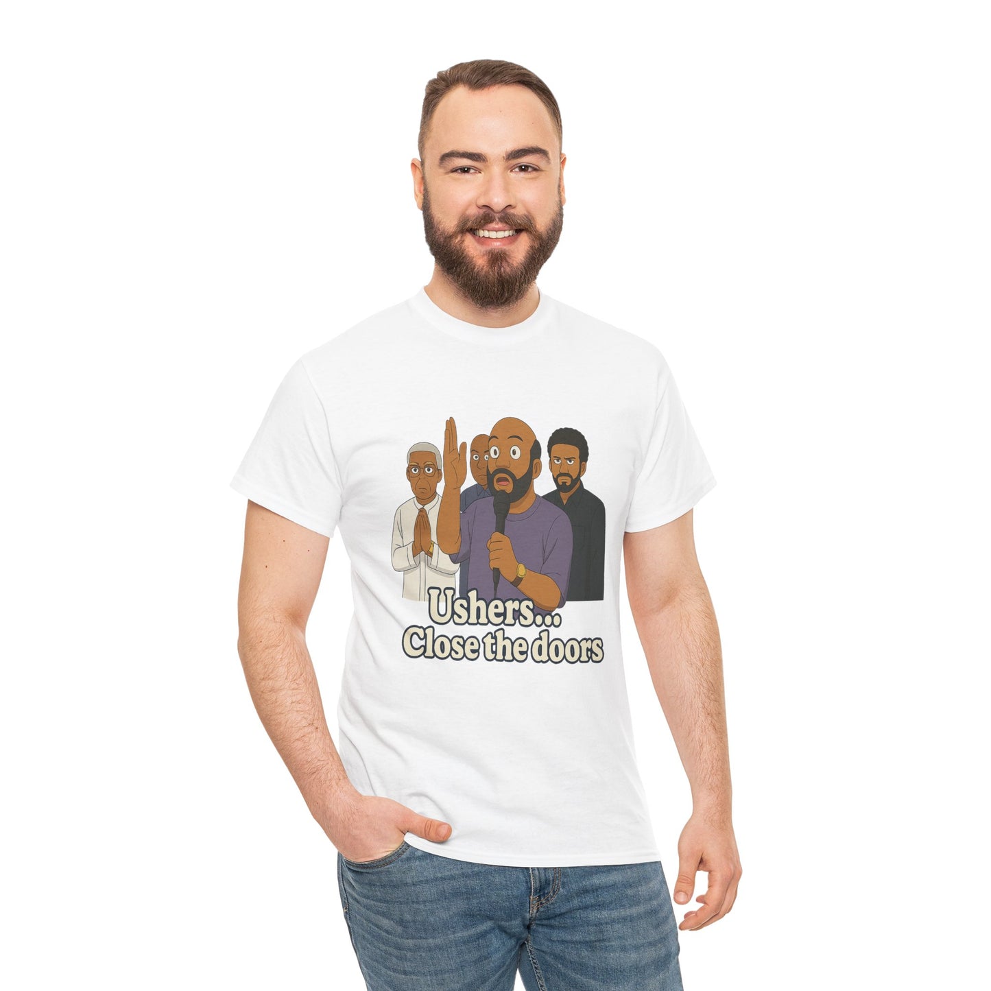 "Close the doors" Cotton Tee