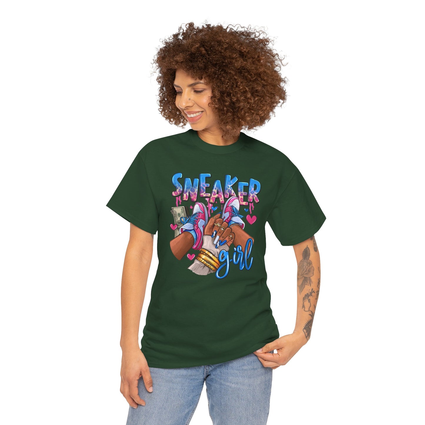 Sneaker Girl Unisex Heavy Cotton Tee