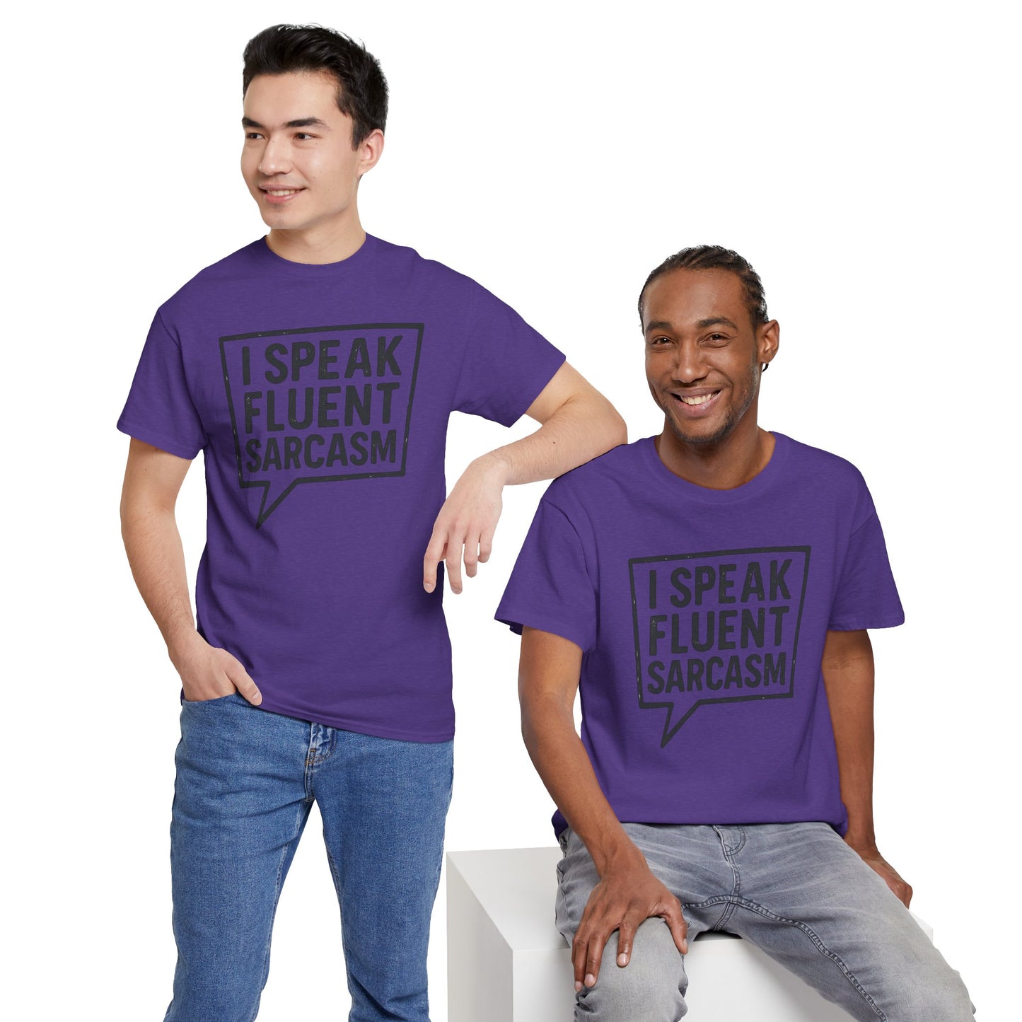 Fluent Sarcasm Humor Tee Unisex Cotton T-Shirt