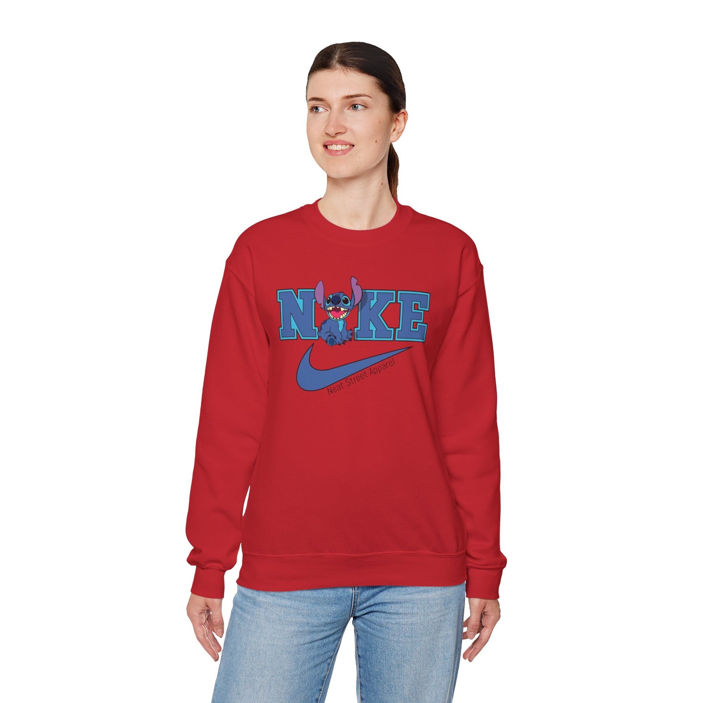 Stitch Design Crewneck Sweatshirt