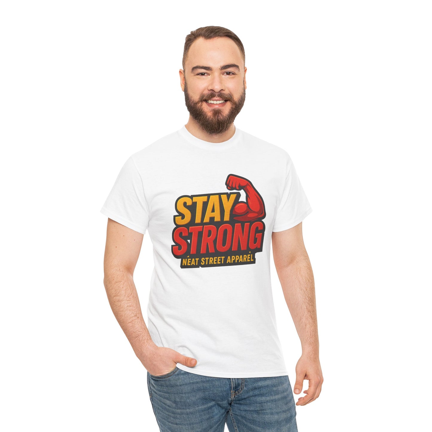 Stay Strong Fitness Unisex Heavy Cotton Tee