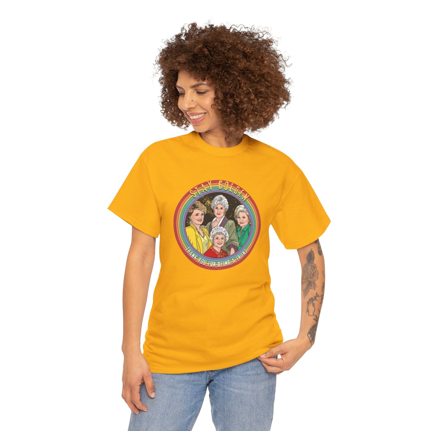Retro Golden Girls Unisex Heavy Cotton Tee
