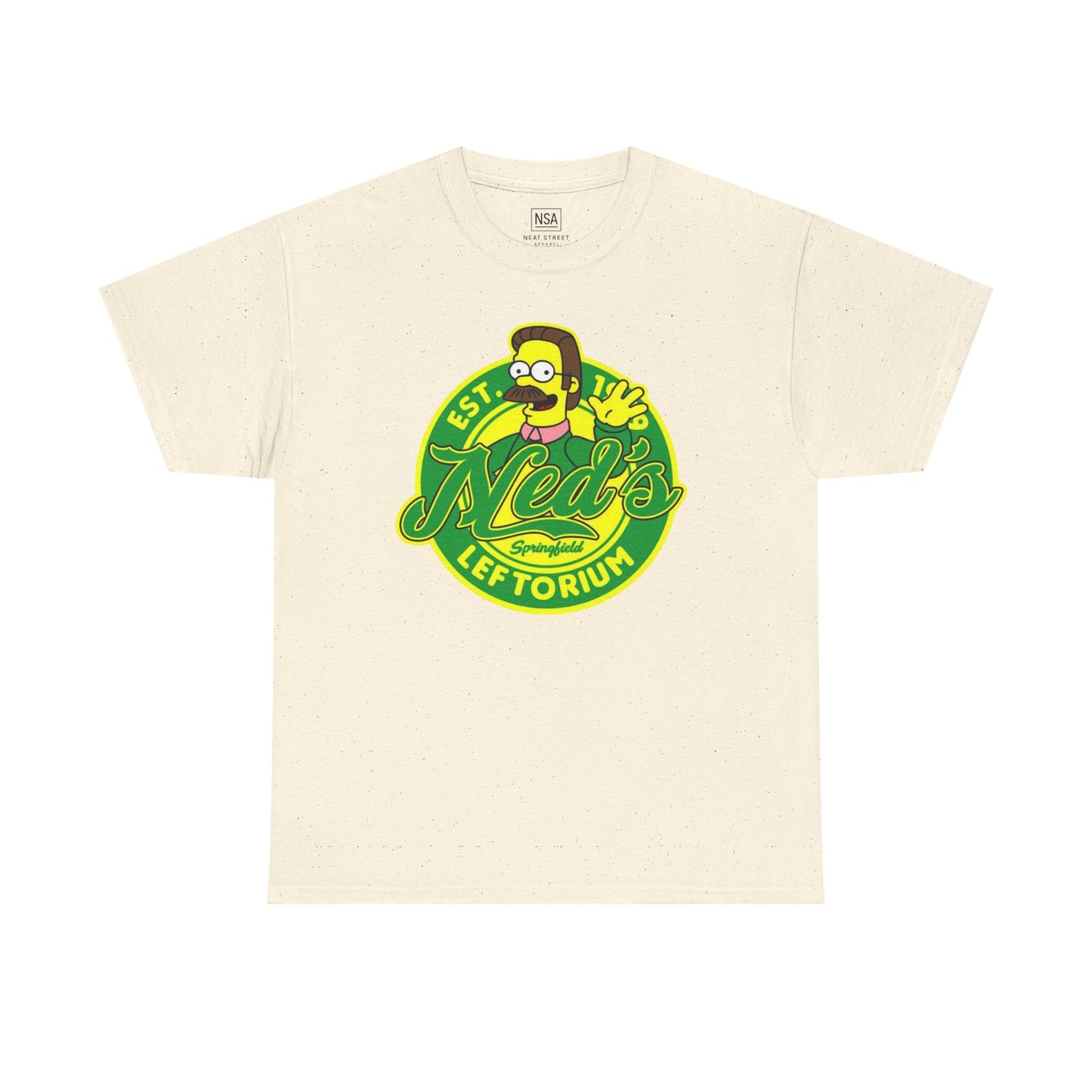 Ned's Leftorium Unisex Heavy Cotton Tee
