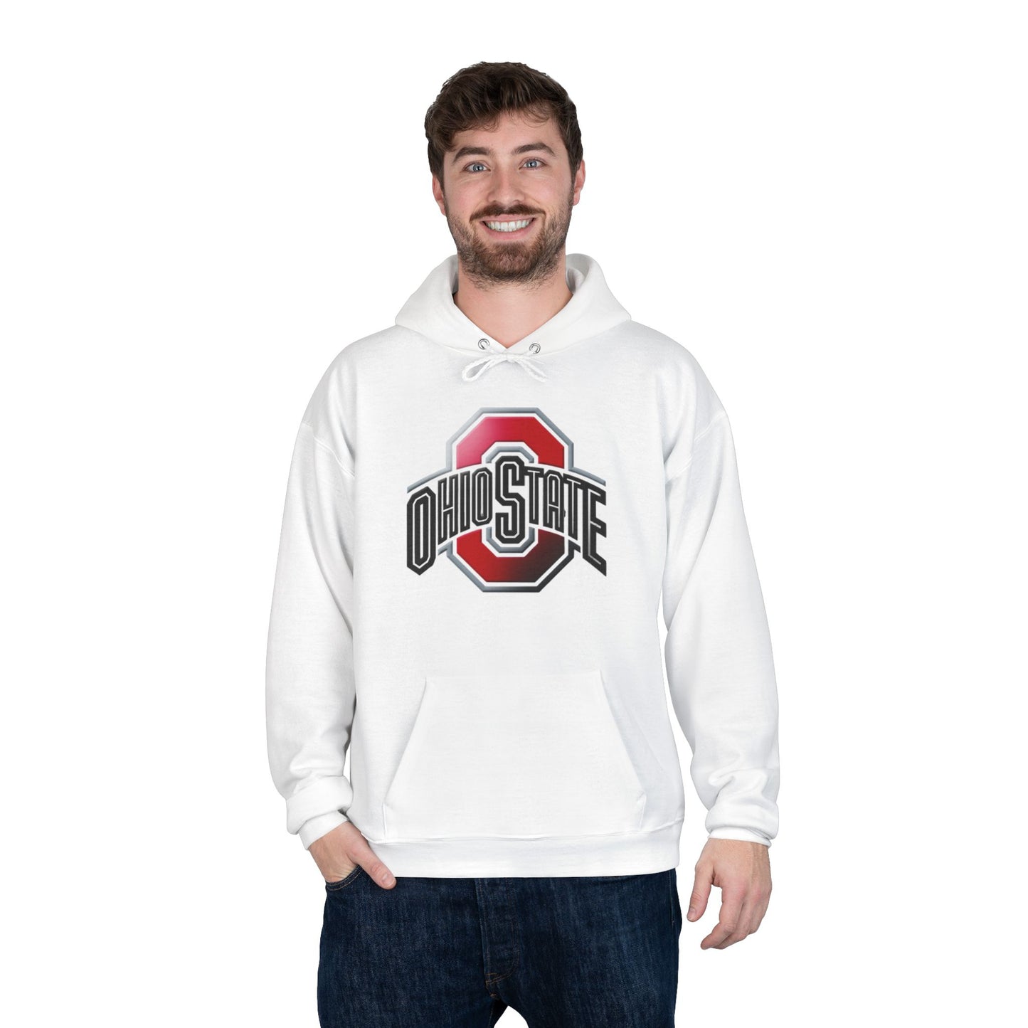 Buckeyes Unisex EcoSmart Pullover Hoodie, Sports Fan Gift, College Hoodie