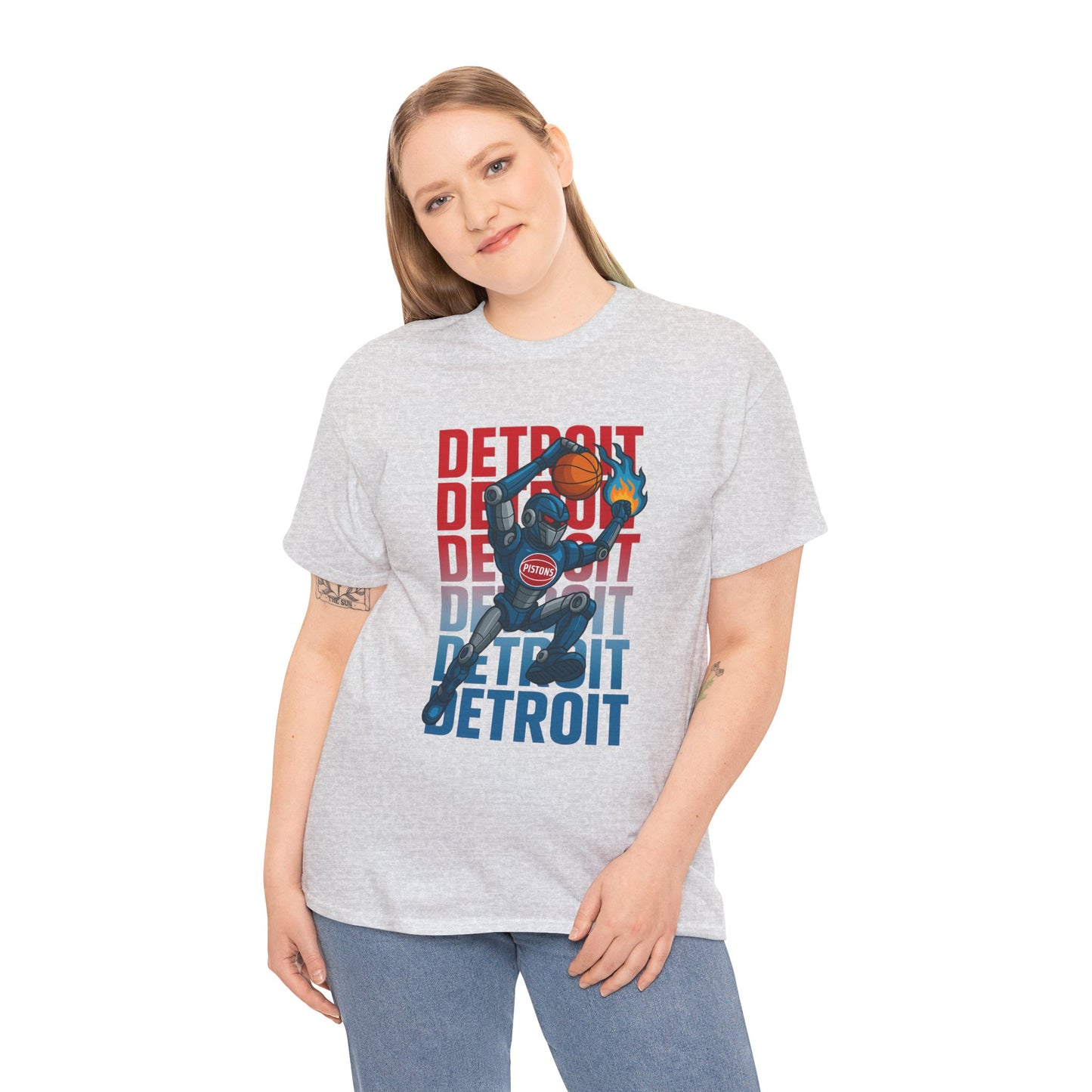 Detroit Basketball Neat Street Graphic Tee