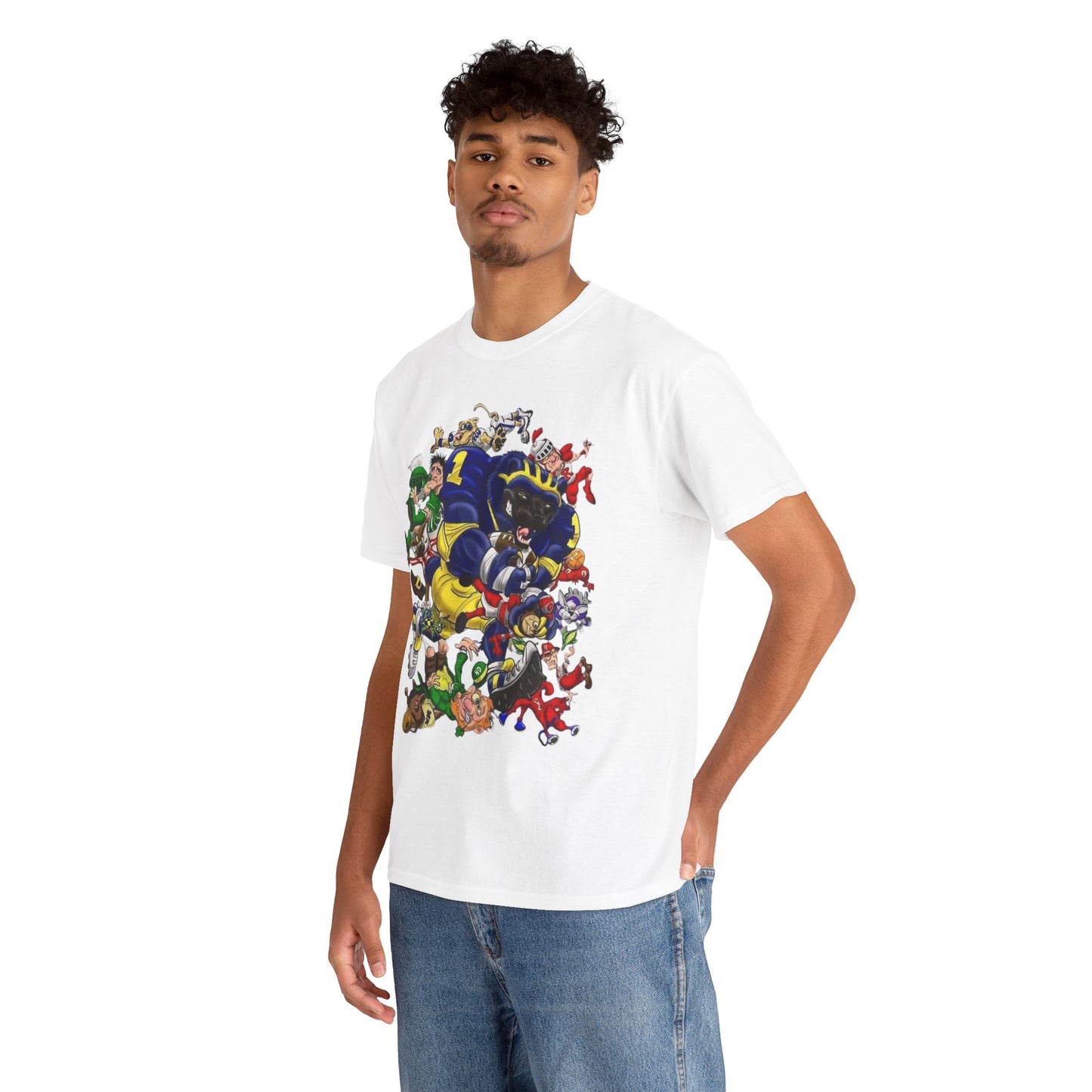 Wolverines Unisex Heavy Cotton Tee