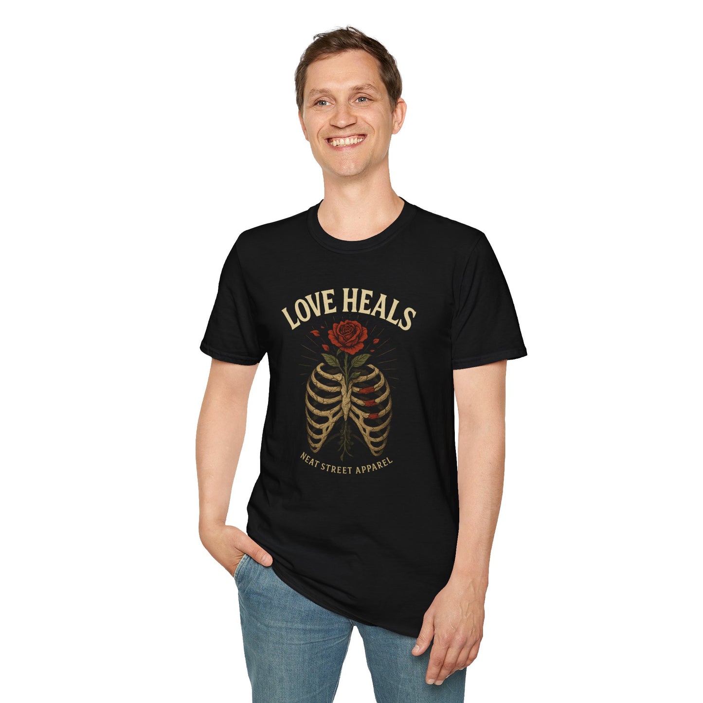 Love Heals Unisex Softstyle T-Shirt