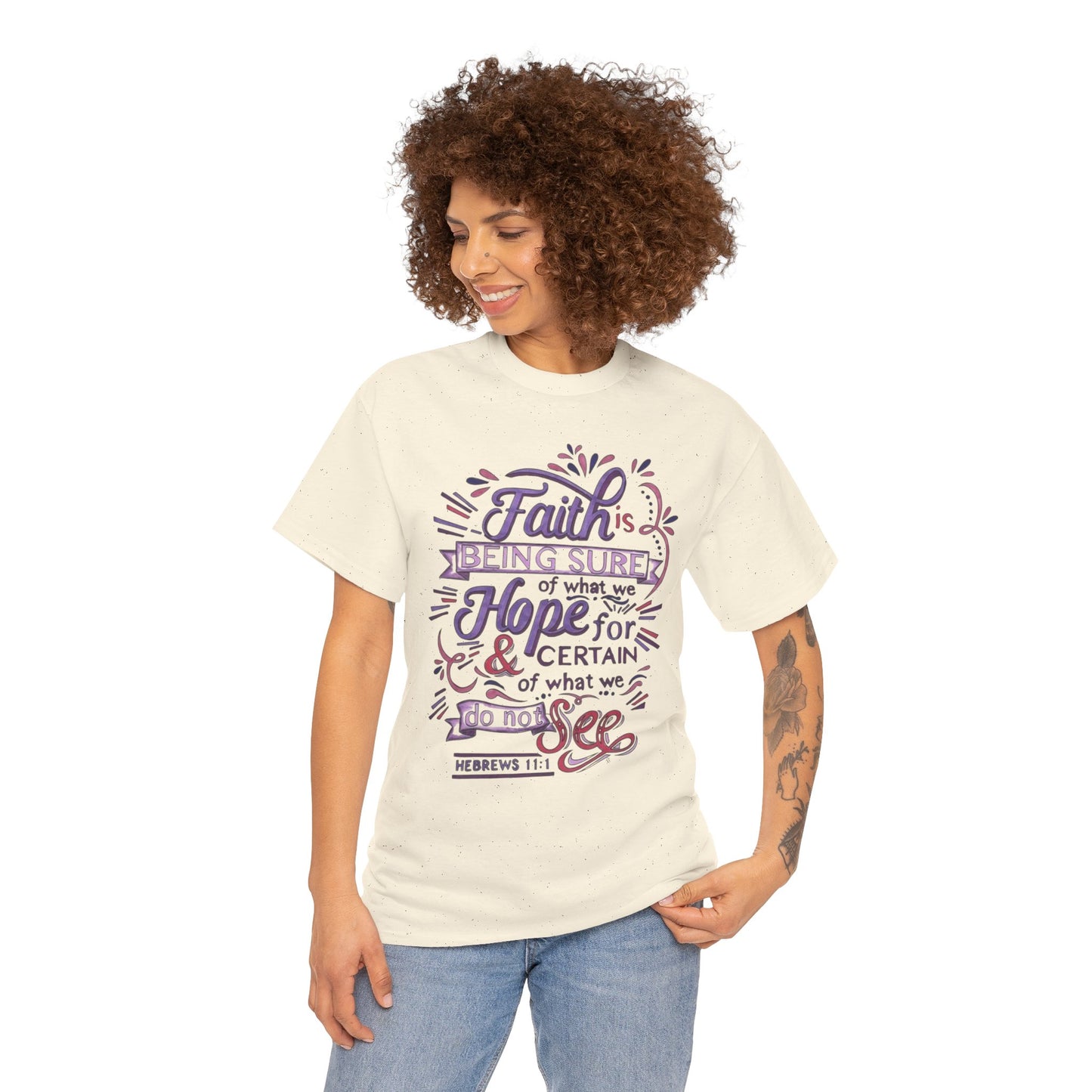 Inspirational Faith & Hope Unisex Cotton T-shirt