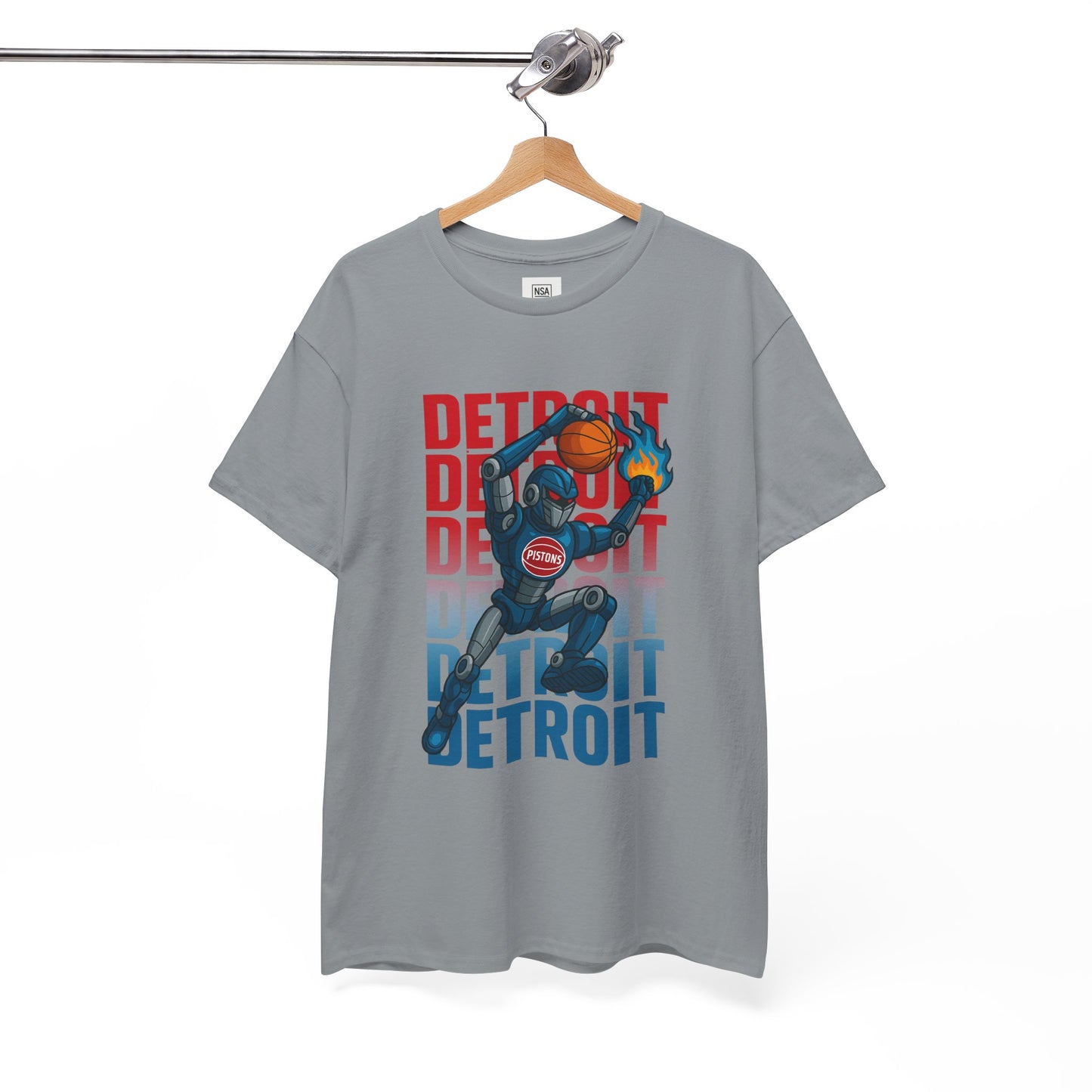 Detroit Basketball Neat Street Graphic Tee