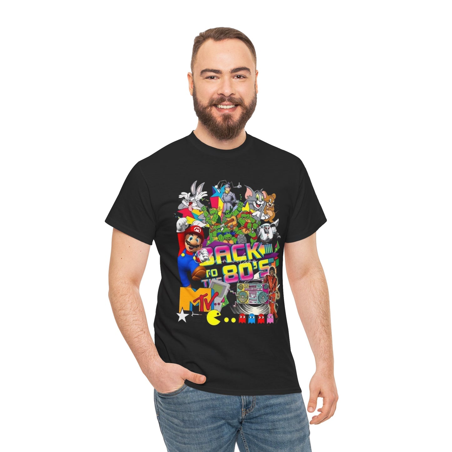 Retro 80s Unisex Heavy Cotton Tee