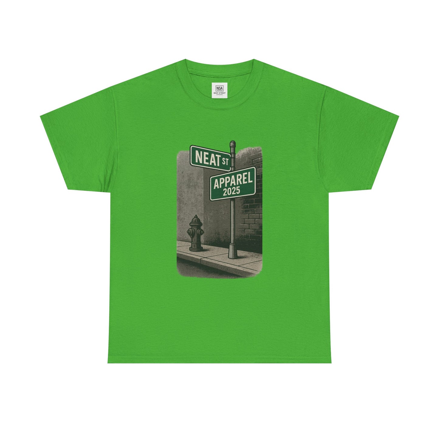 Vintage Neat Street Unisex Heavy Cotton Tee