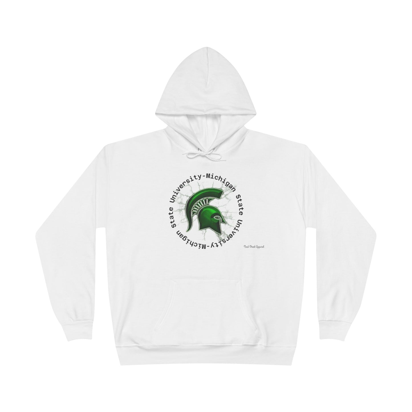 Spartan Spirit Eco-Smart Hoodie, College Sweatshirt, Unisex Pullover, Campus Gear, Game Day Apparel, School Pride Gift