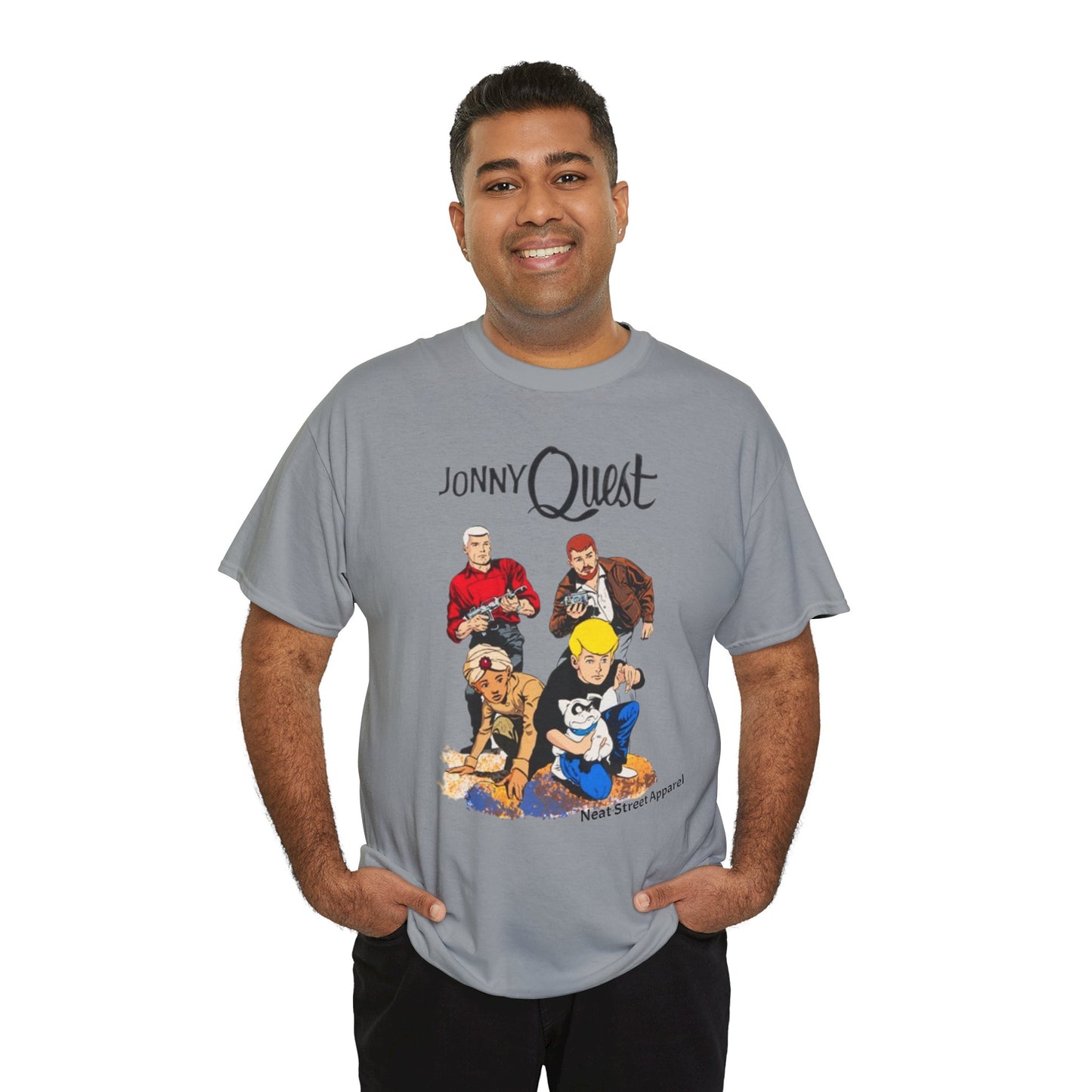 Jonny Quest Cartoon Unisex Heavy Cotton Tee