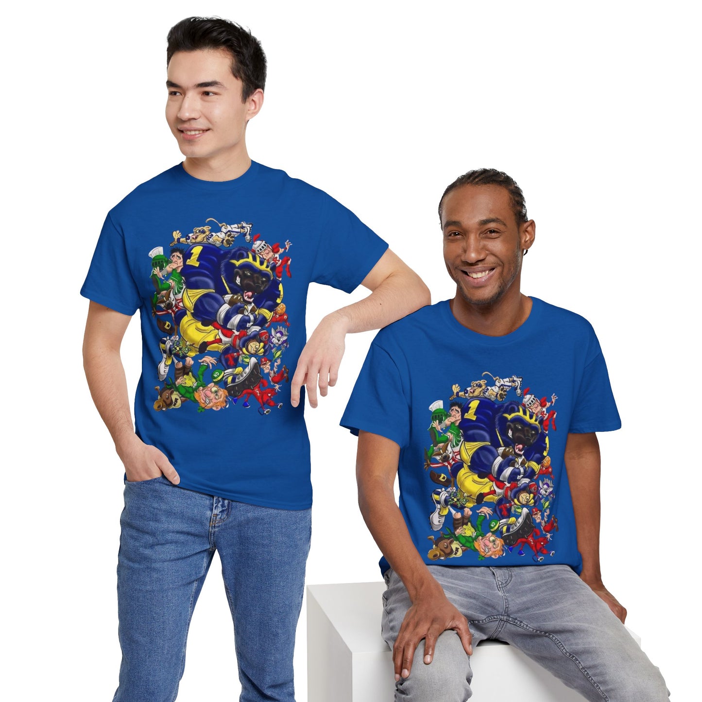 Wolverines Unisex Heavy Cotton Tee