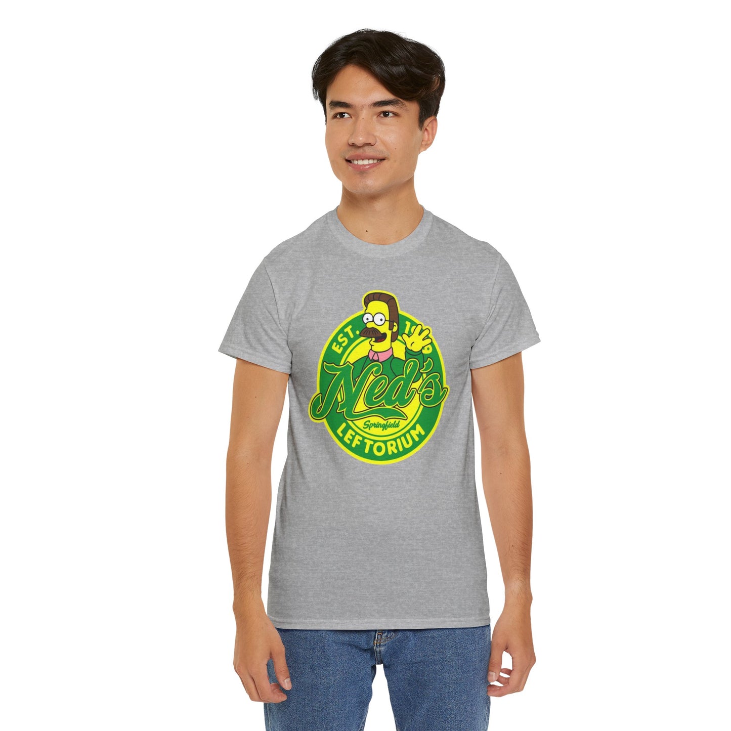 Ned's Leftorium Unisex Heavy Cotton Tee