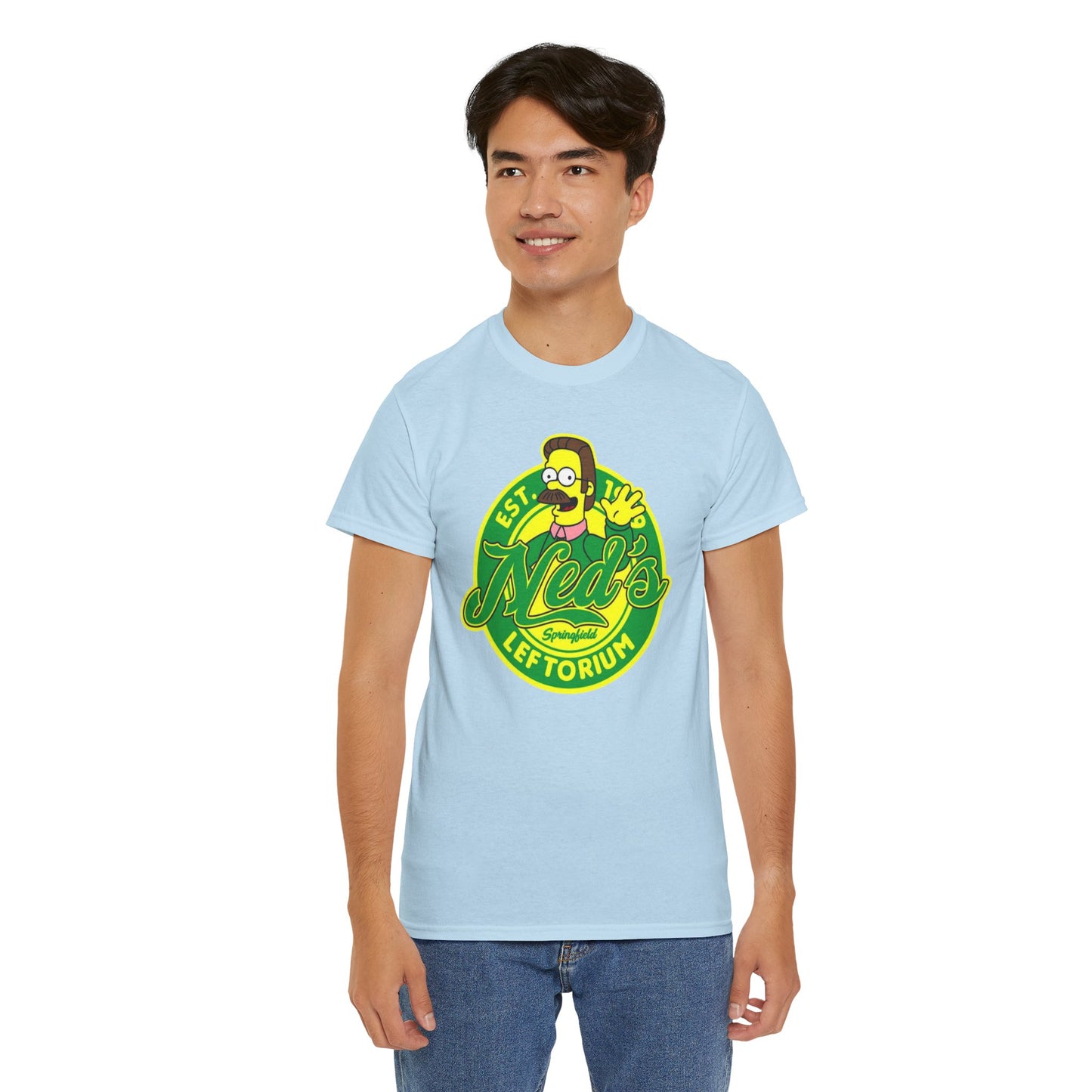 Ned's Leftorium Unisex Heavy Cotton Tee