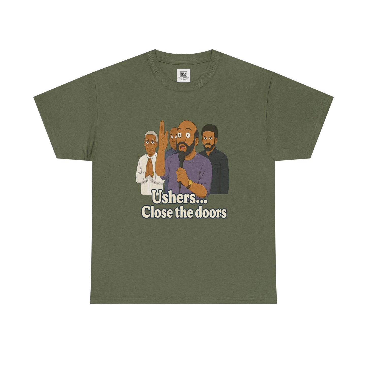 "Close the doors" Cotton Tee