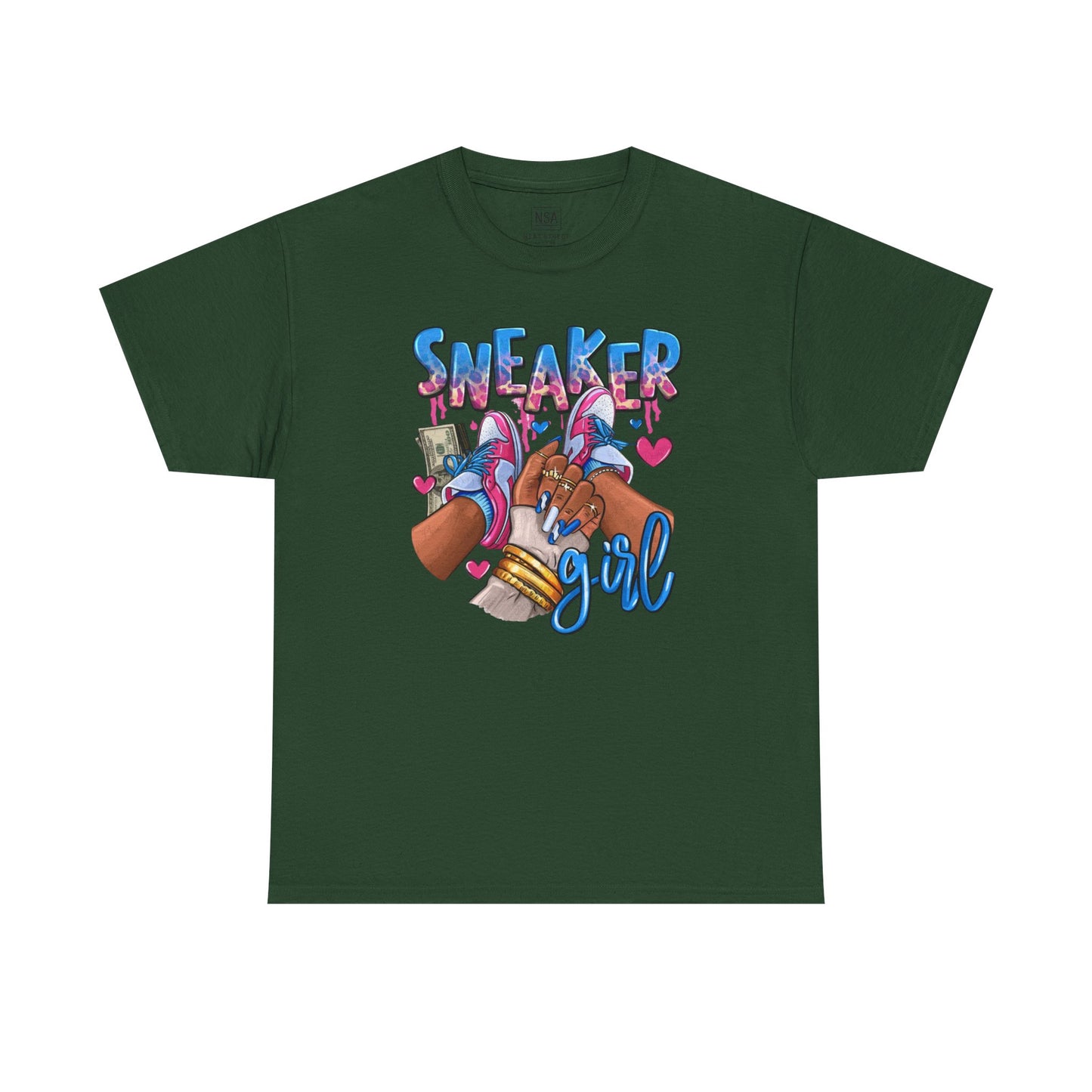 Sneaker Girl Unisex Heavy Cotton Tee